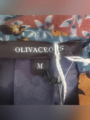 Olivaceous Dress Patchwork NEW Women’s Medium Prairie Belted Cottagecore thumbnail 7