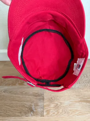 NWOT NFL San Francisco Red Embroidered Sequins Women's Cadet Hat, OS thumbnail 8