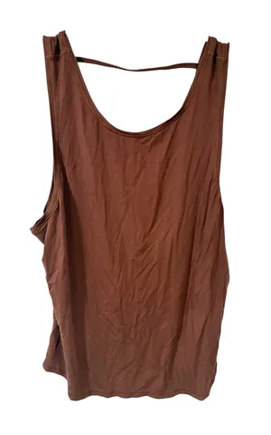 Lululemon Deep Stretch Tank Nulu Spanish Oak Brown Size 12 thumbnail 1