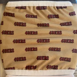 NFL San Francisco 49ERS Face Mask 2 Piece Set NEW thumbnail 4
