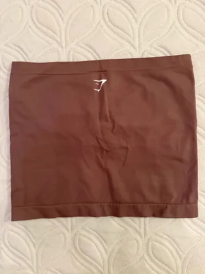 Gymshark Everyday Seamless Midi Tube Top Chestnut Pink Small thumbnail 4