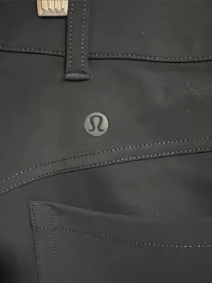 lululemon athletica City Sleek Black High-Rise Slim Fit Pants thumbnail 4