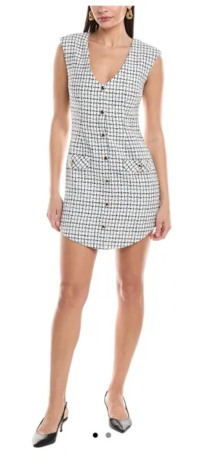 NWT Amanda Uprichard Ivana mini dress, size S. thumbnail 1