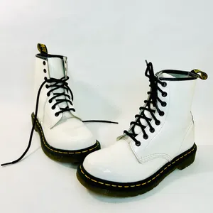 Dr. Martens Women’s 1460 Boot in White Patent Leather size 39 EU / 8 US thumbnail 2