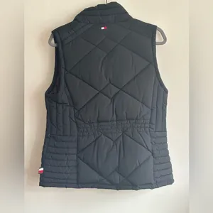 Tommy Hilfiger Black Quilted Vest Jacket Size M thumbnail 2