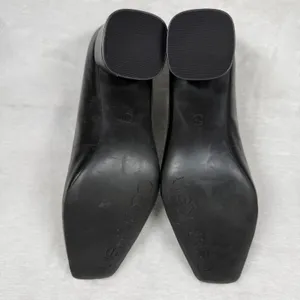 Calvin Klein Kcalanta2 Black Leather Square Toe Block Heel Pumps Women's Size 6M thumbnail 10