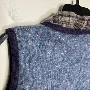 OHI vintage ugly Christmas sweater vest‎ winter rabbit hair women’s size medium thumbnail 7