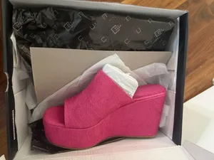 Shu Shop Wedges Pink Size 7 thumbnail 4