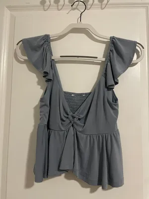 The Copper Closet Boutique Blue Top thumbnail 2