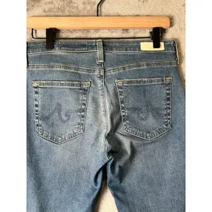 AG Adriano Goldschmied The Jodi Crop‎ Jeans 27 High Rise Slim Flare Distressed thumbnail 4