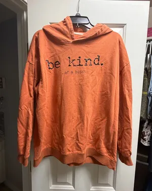 Hoodie Orange Size XXL thumbnail 1