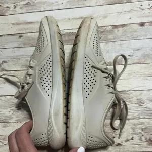 Crocs LiteRide Sneakers Women's Size 7 Rubber Cream Waterproof Tennis Shoes thumbnail 7