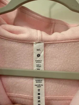 Strawberry Milkshake Lululemon Half-Zip Scuba thumbnail 3