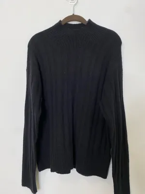 J.Crew Wool Ribbed Super Soft Mock-neck Sweater thumbnail 1