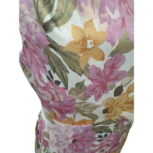 Showpo Glaucus Midi Dress 10 Floral One Shoulder Cut Out Satin Romantic Feminine thumbnail 9