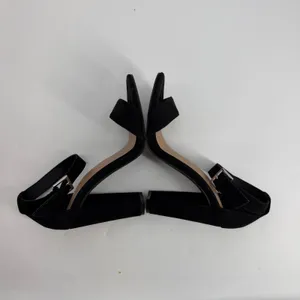 Torrid Womens Black Faux Suede Ankle Strap Block Heel‎ Sandals 8.5W thumbnail 4