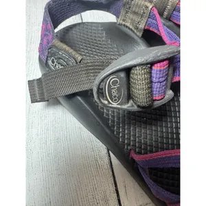 Chacos Women's Sz. 7M Purple Striped Hiking Outdoors Adjustable Strappy Sandals thumbnail 3