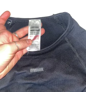 Gymshark Adapt Seamless Black Cropped Long Sleeve Size xs thumbnail 3