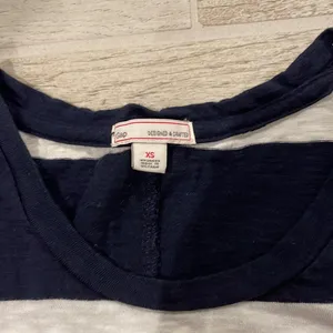 Gap Navy Blue & White Striped Full Length Tank Top thumbnail 4
