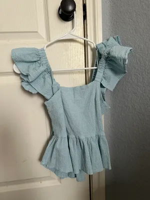 Francesca’s Blue Tank Top thumbnail 1