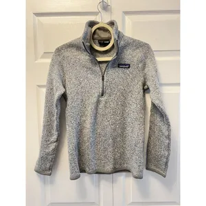 Patagonia Better‎ Sweater Half Zip Gray Women’s XS EXCELLENT thumbnail 2
