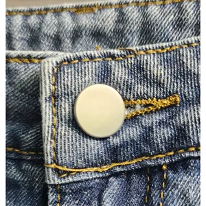 Women's XL Blue Denim Wide Leg Jeans High Rise Button Fly Casual Everyday‎ thumbnail 2