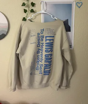 Lewis Capaldi sweatshirt Tan Size M thumbnail 2