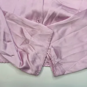 SKIMS *TOP ONLY* Woven Shine Long Sleeve Sleep Top- Size XS thumbnail 7
