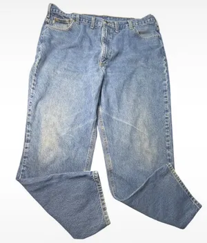 Carhartt B17 DST Relaxed Fit Jeans Men's 44×32 Vintage Blue Workwear thumbnail 3