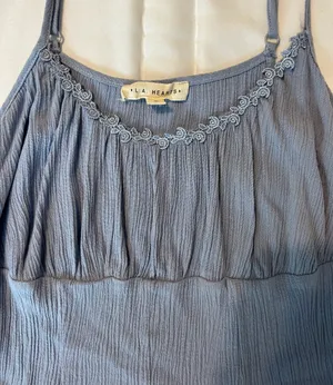 PacSun Flowy Blue Tank Top thumbnail 3
