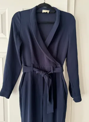 Heaven Long Sleeve Navy Jumpsuit, Size 34/US 2 thumbnail 9
