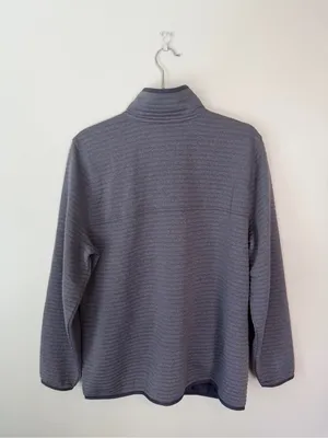 L.L. Bean Airlight Knit Full-Zip Jacket Sweatshirt XL Purple Heather thumbnail 3