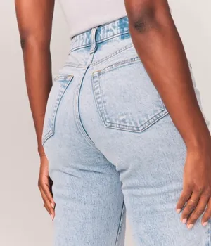 Abercrombie Curve Love High-Rise Dad Jeans thumbnail 8