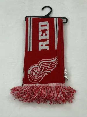Detroit Red Wings NHL Hockey Team Logo FOCO Acrylic Winter Scarf Scarve Unisex thumbnail 1