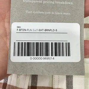 Everlane Oversized‎ Flannel Boxy Shirt Brown Green Plaid Button Down Top Small thumbnail 6
