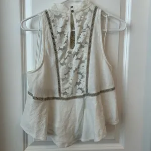 Free People Embroidered Shift Top thumbnail 5
