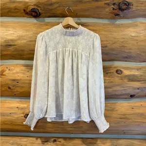 Knox Rose Mockneck Cream Long Sleeve size M thumbnail 2