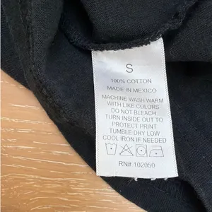 Billie Eilish Merch Tour Tshirt Size S in Black thumbnail 4