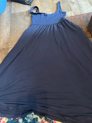 Wilfred Women's Navy Scoop Neck Maxi Dress thumbnail 2