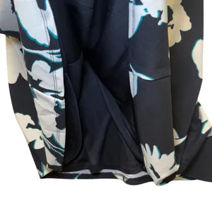 Maggy‎ London Womens Floral Mock Neck Sleeveless Midi Dress Black White Size 10 thumbnail 7