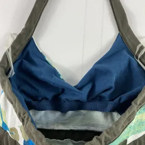 Patagonia Dress Womens XS Blue Green Abstract Halter Built In‎ Bra Stretch 58816 thumbnail 7