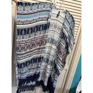 Antistar Gray/Black Cheetah Crop High Neck Sweater Long Sleeve Size M Soft thumbnail 7