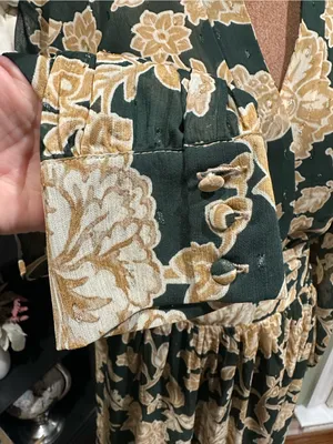 Dress Forum Floral Baroque V‑Neck Maxi Dress – Size Large (NWT) thumbnail 6