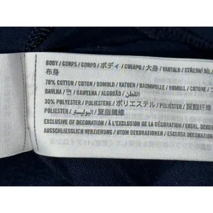 Abercrombie & Fitch Soft AF Fleece Navy Blue White Logo Jogger Sweatpants Size S thumbnail 4