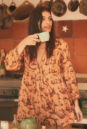 AGUA BENDITA PAVANA ROMERO mini DRESS med thumbnail 1