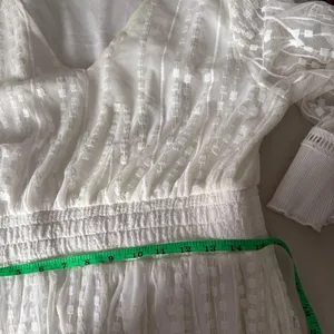 A Beautiful Soul Elegant White Maxi Dress Lace Ruffles thumbnail 12