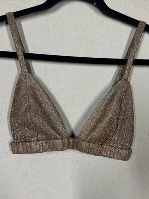 SLA The Label Gold Astrid Bralette Top Size Small thumbnail 2