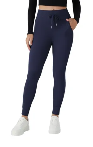 Halara - SoftlyZero Plush High Waisted Drawstring Pocket Leggings Joggers Sz L thumbnail 1