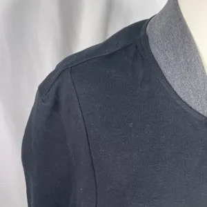 Alfani Black Zip‎ Bomber Jacket Sweatshirt Small Cotton Knit Grey Pockets New thumbnail 13