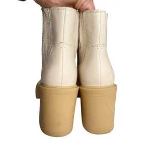 Dolce Vita Castor H20 Off White Waterproof Leather Ankle Boots SZ 8.5 thumbnail 8
